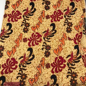 Vintage Fast Colour Batik Fabric, HTC No 48 Best Quality Topmost, Resin Finish